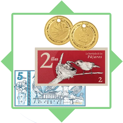 Monedas y billetes ILLA